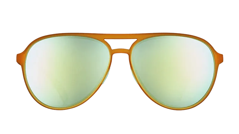 Goodr Mach Gs Polarized Aviator Sunglasses – No-Slip, No-Bounce, UV400 Protection for Running, Cycling & Everyday Adventure