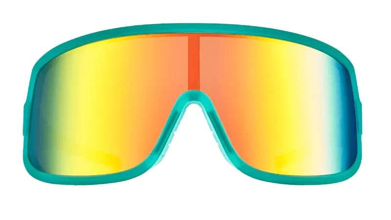 Goodr Wrap Gs Polarized Performance Sunglasses – No-Slip, No-Bounce, Full Coverage for Maximum Protection