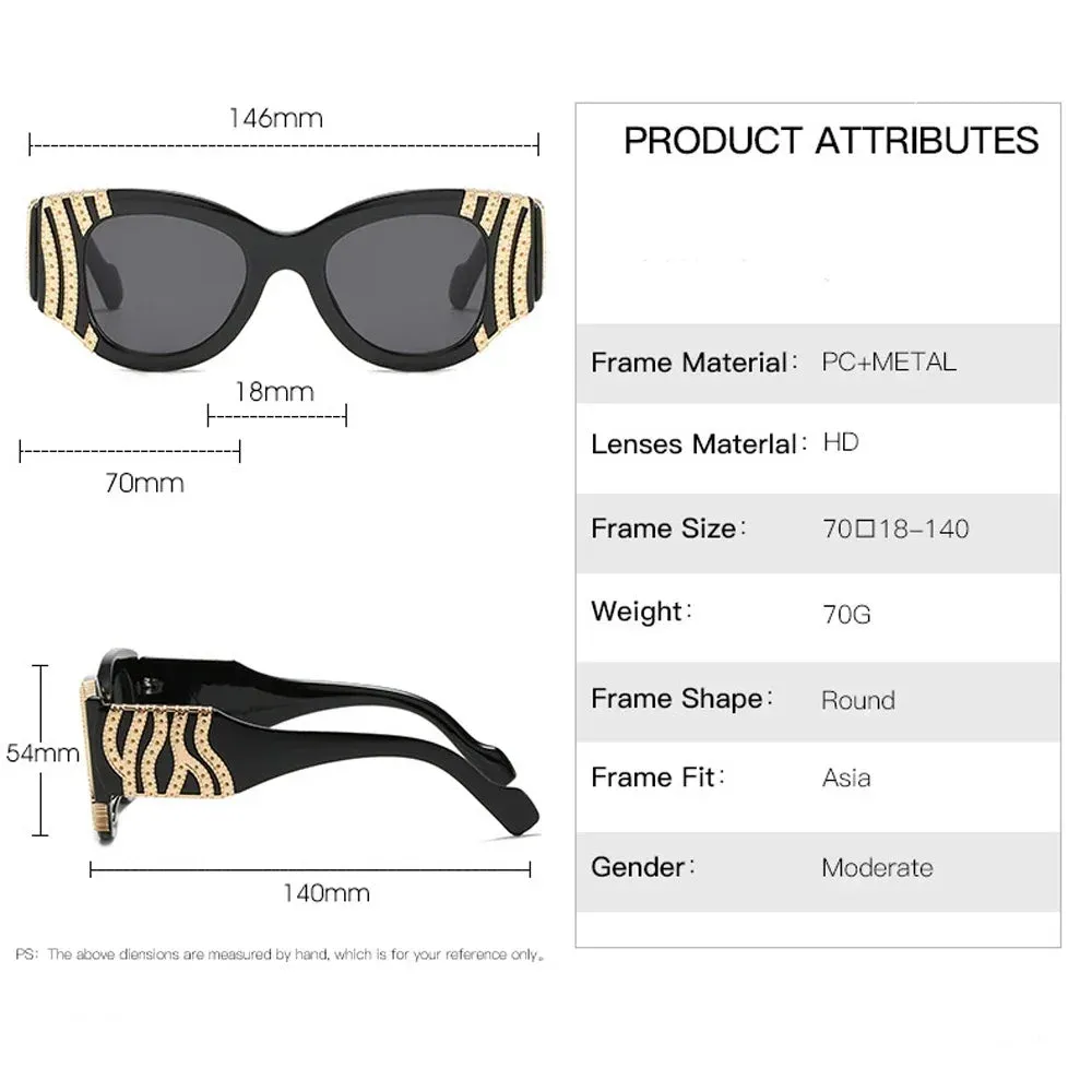 Gorgeous Cat Eye Sunglasses with UV400 Protection