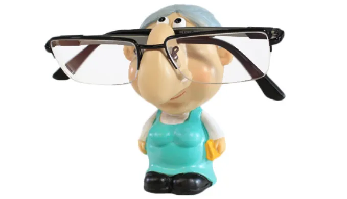 Grandma & Grandpa Glasses Holder Figurines - Ships Same/Next Day!