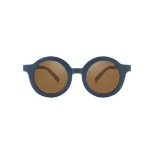 grech & co original round sunglasses - desert teal