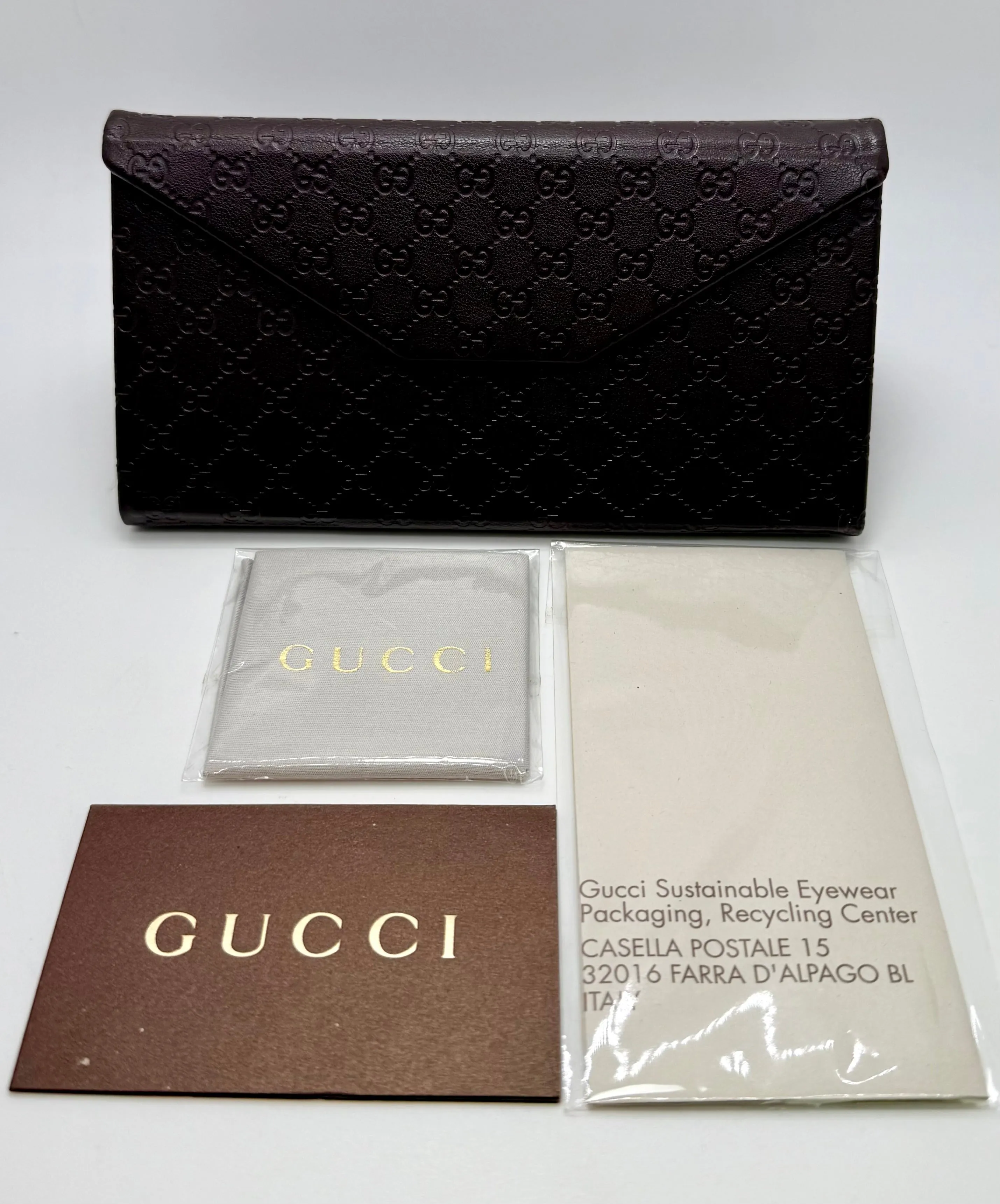 Gucci GG 3584/S Women’s Designer Sunglasses Ivory 59mm Oversized Gradient Lenses