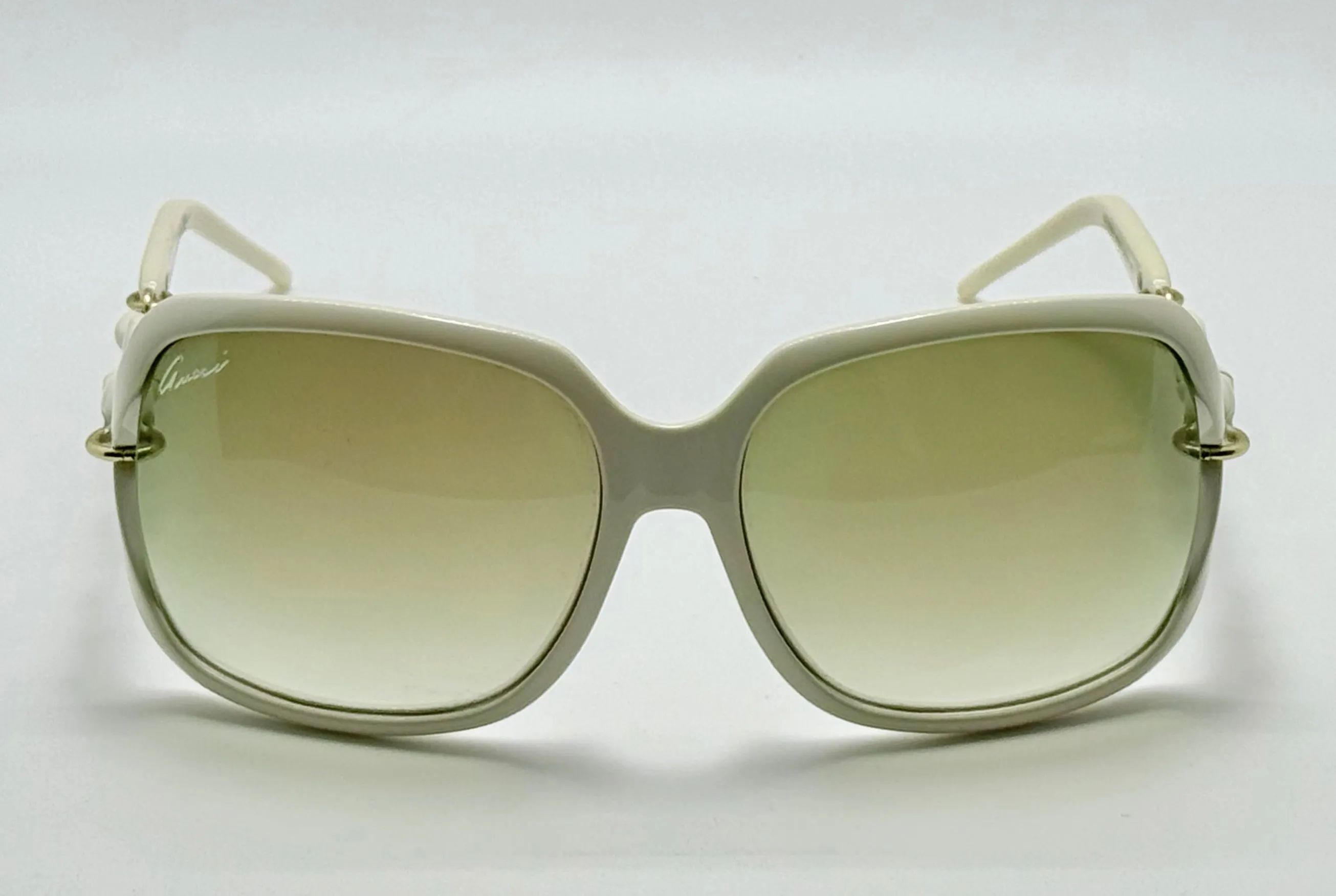 Gucci GG 3584/S Women’s Designer Sunglasses Ivory 59mm Oversized Gradient Lenses