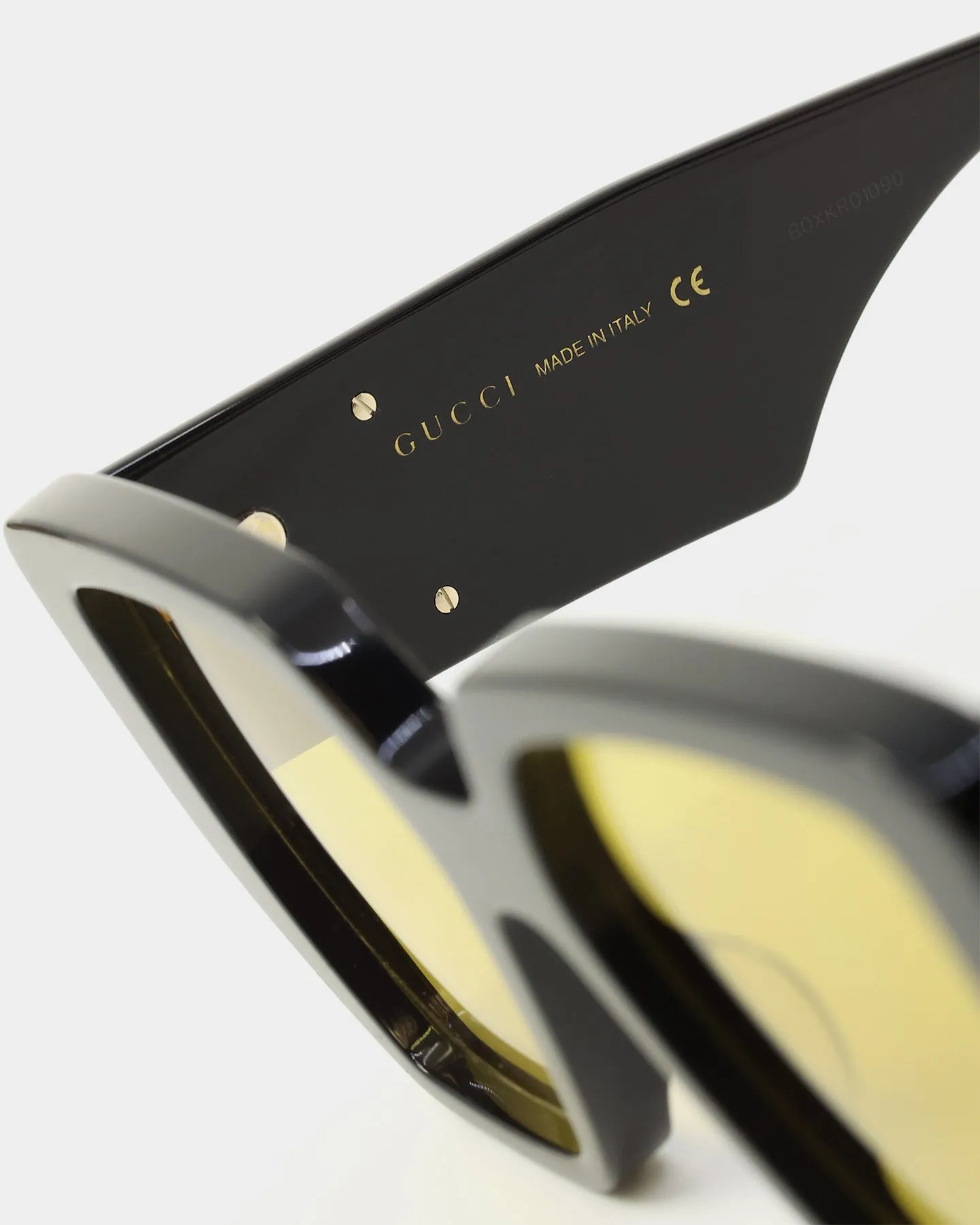 Gucci GG0956S-004 54 Sunglasses Black/Yellow