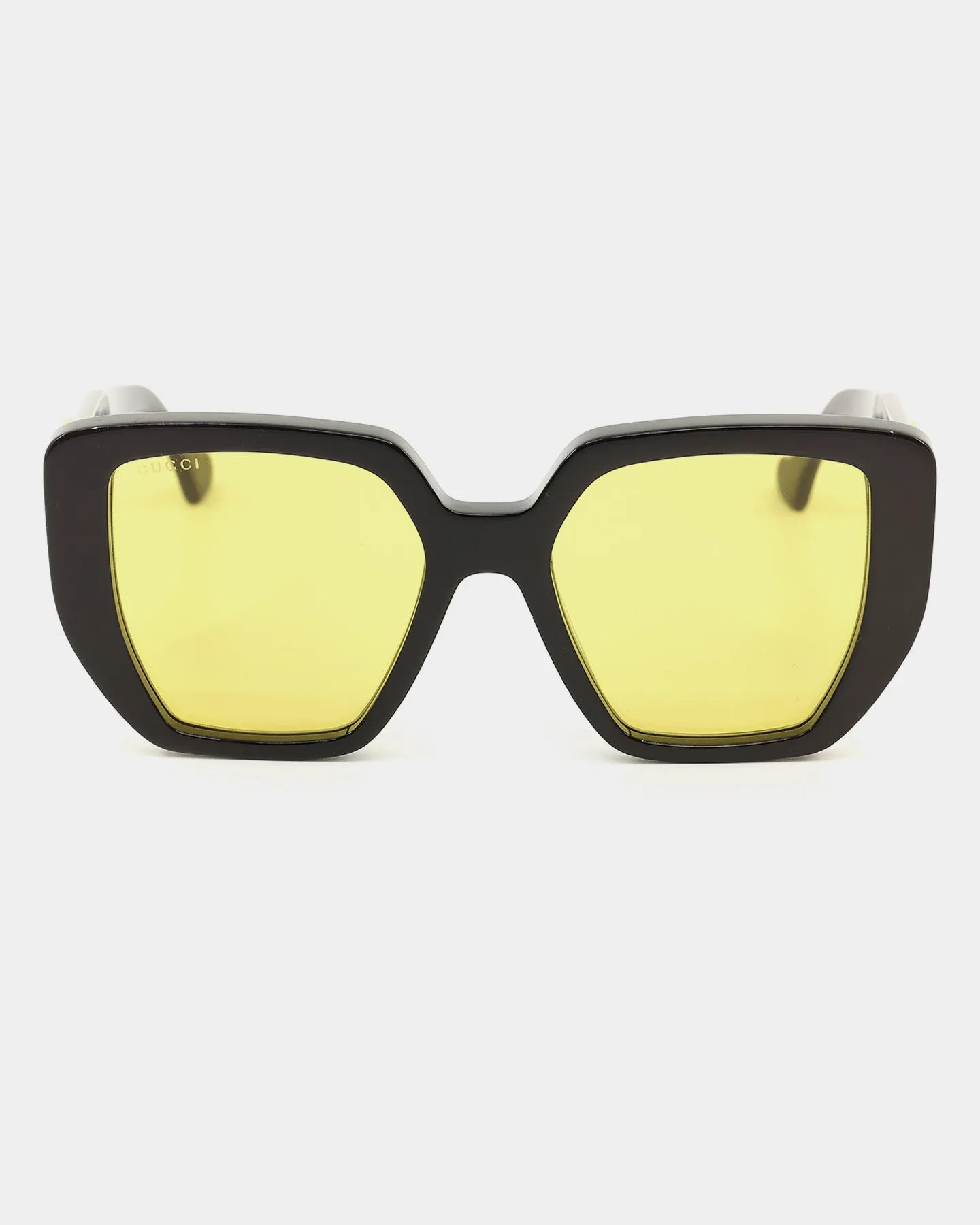 Gucci GG0956S-004 54 Sunglasses Black/Yellow