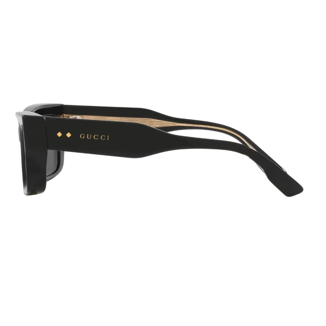 Gucci GG1529S 001 Unisex Sunglasses - Black Frame, Grey Lenses