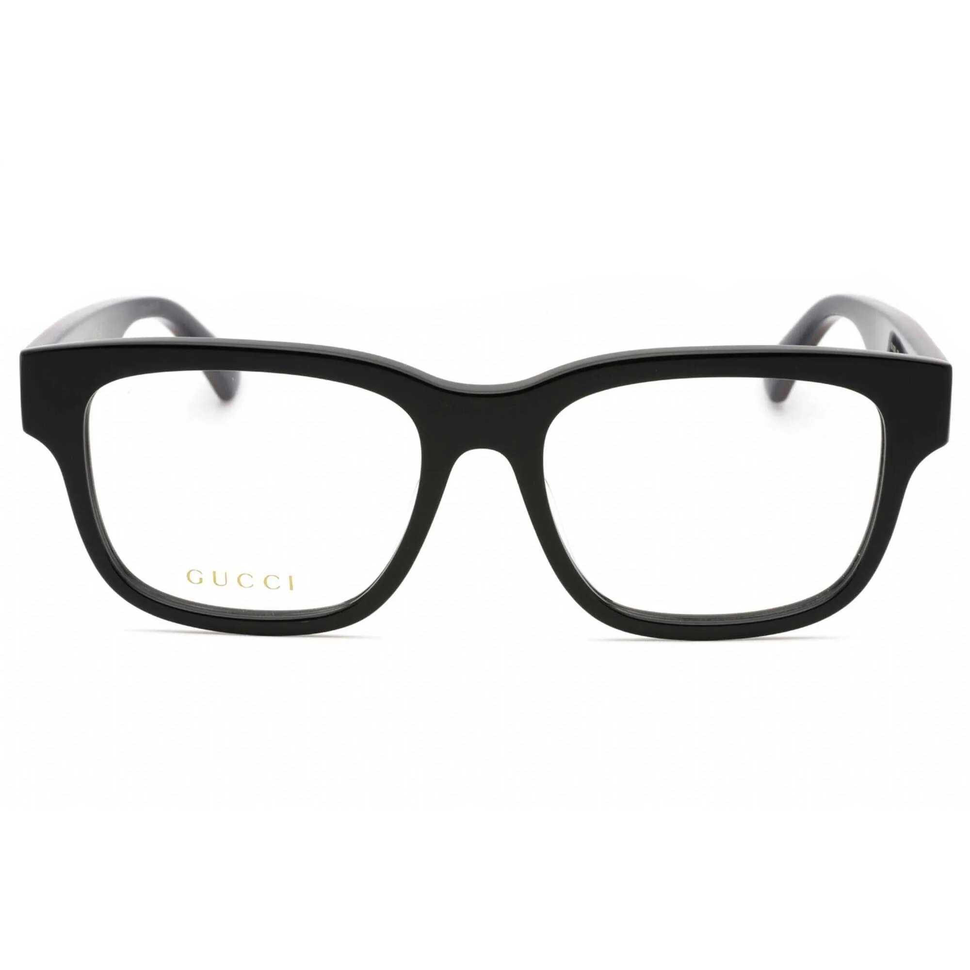 Gucci Men's Eyeglasses - Black Square Full Rim Plastic Frame | GG1303O 006
