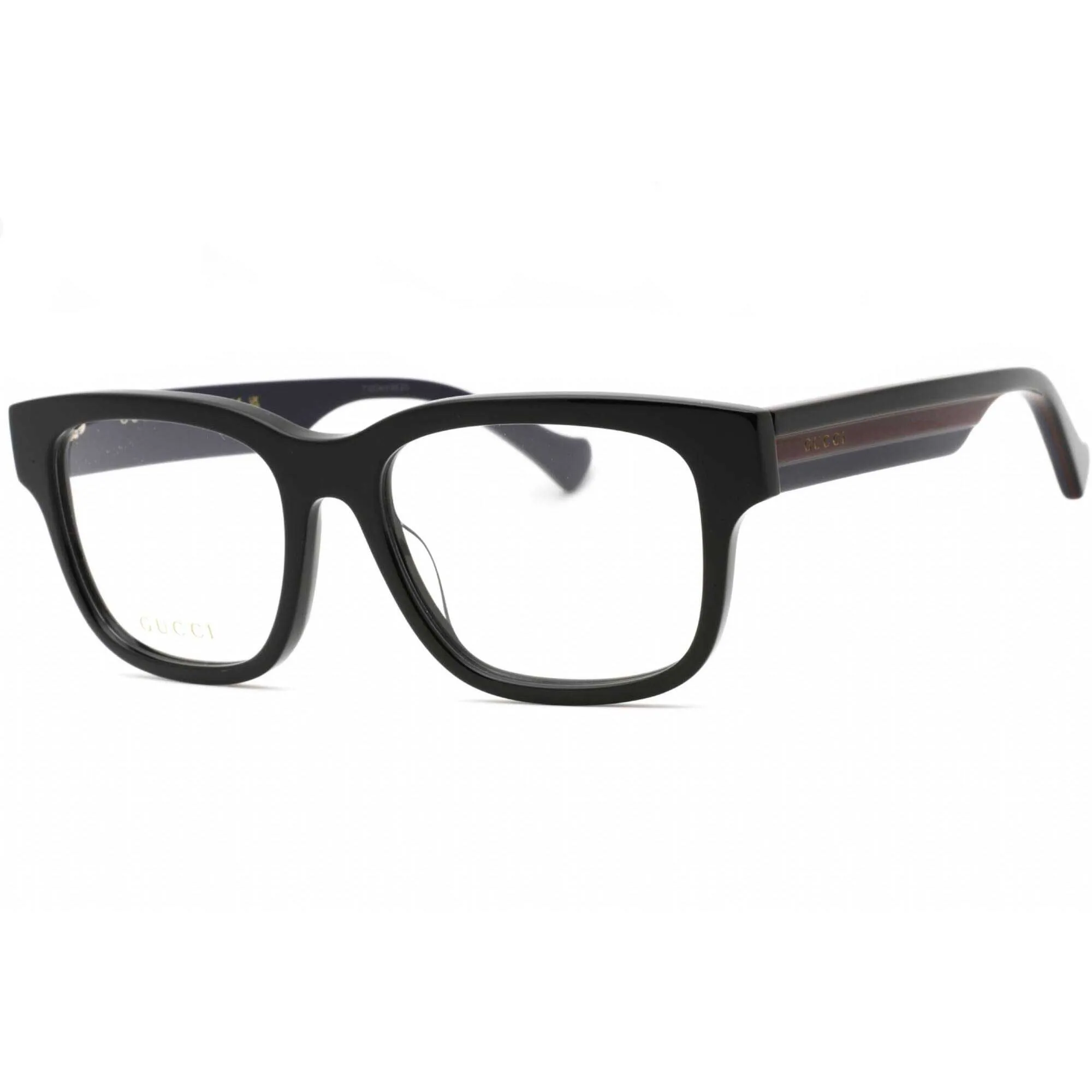 Gucci Men's Eyeglasses - Black Square Full Rim Plastic Frame | GG1303O 006