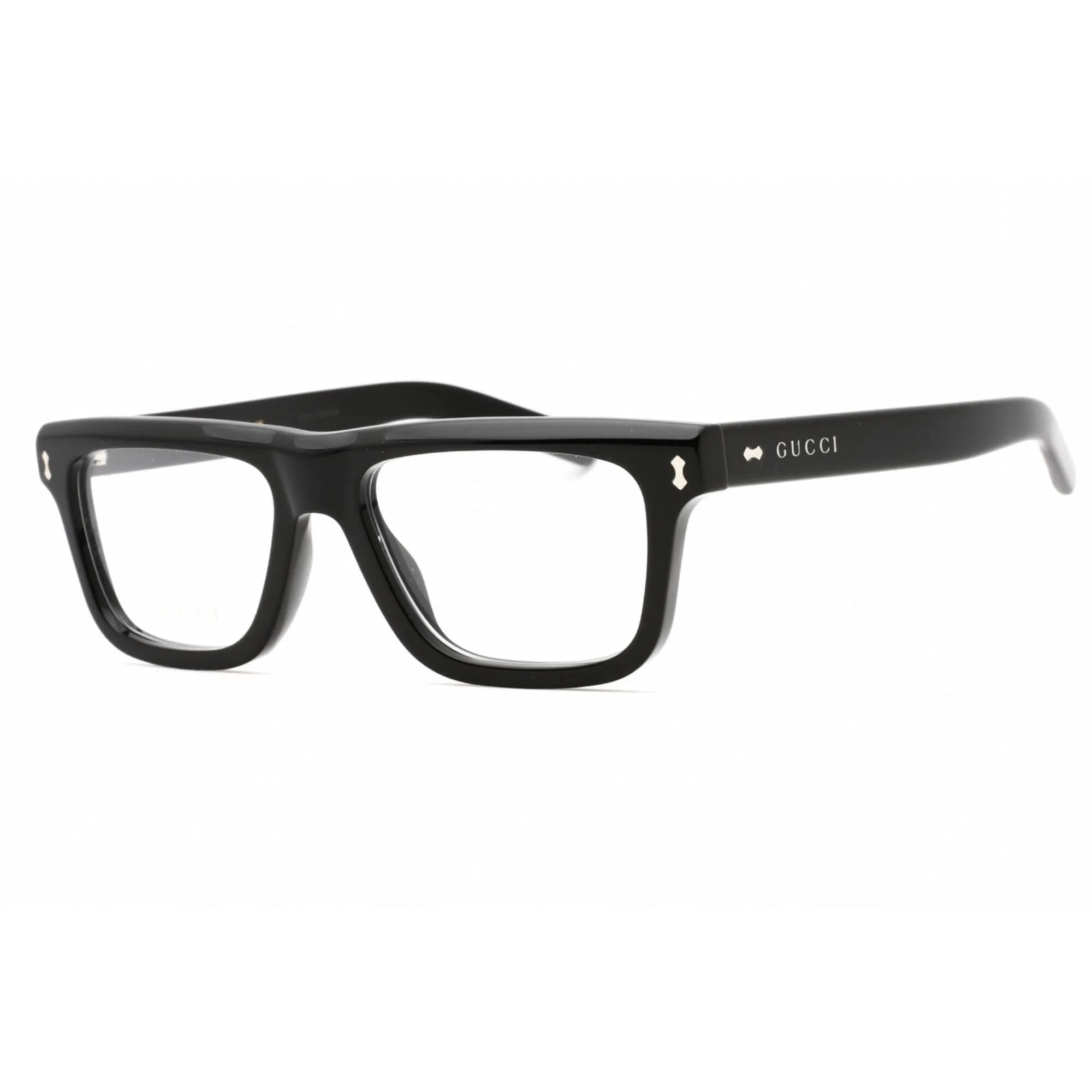 Gucci Men's Eyeglasses - Black Square Full Rim Plastic Frame | GG1525O 001