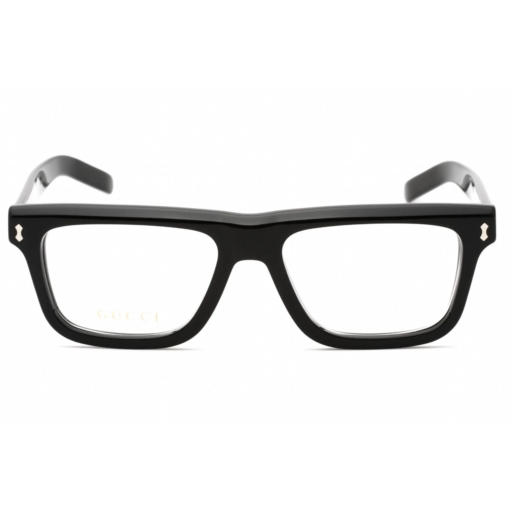 Gucci Men's Eyeglasses - Black Square Full Rim Plastic Frame | GG1525O 001