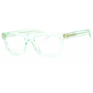 Gucci Men's Eyeglasses - Green Square Full Rim Plastic Frame | GG1525O 004