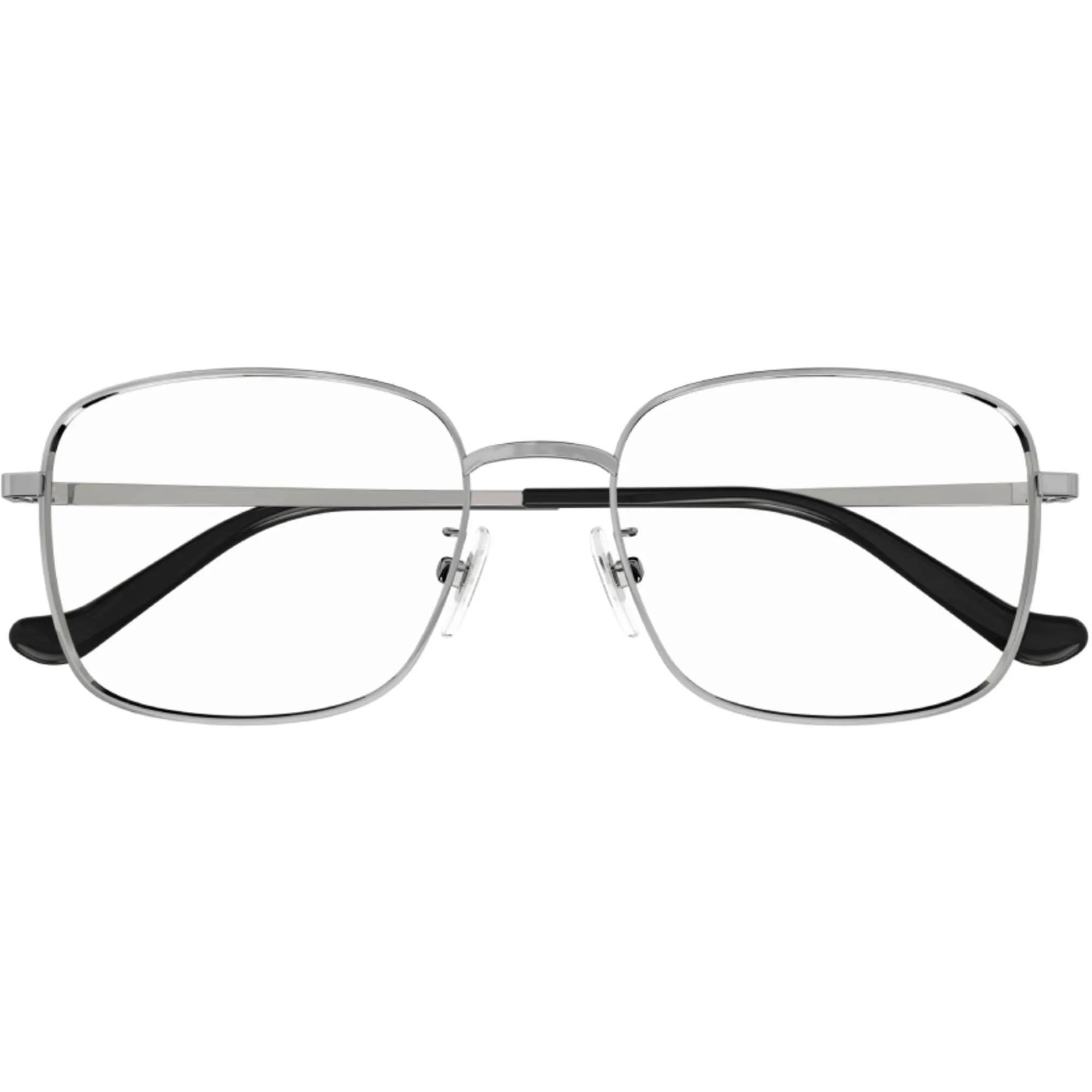Gucci Men's Eyeglasses - Ruthenium Metal Rectangular Frame Demo Lens | GG1355OA 003