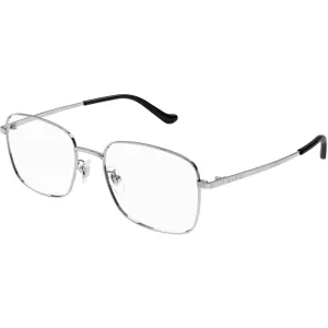 Gucci Men's Eyeglasses - Ruthenium Metal Rectangular Frame Demo Lens | GG1355OA 003
