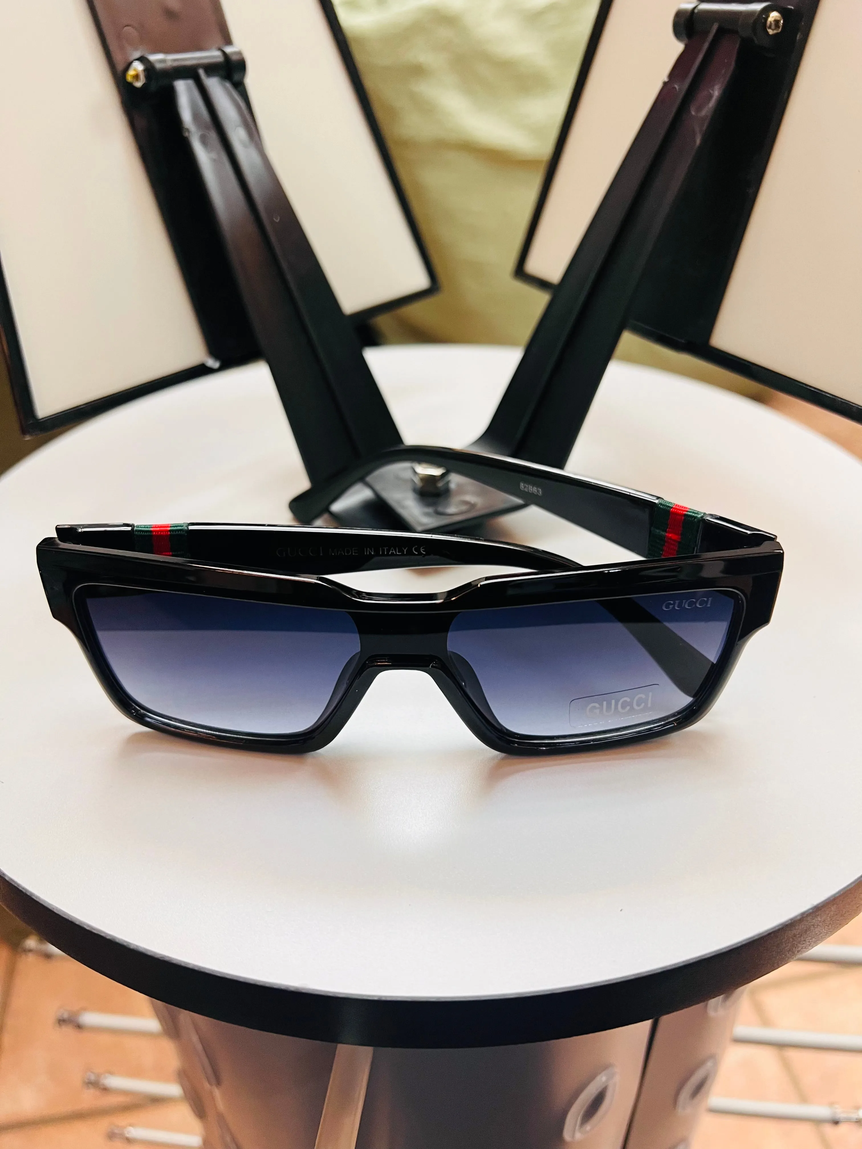 Gucci Oversized Rectangular Sunglasses - Luxury Designer Shades