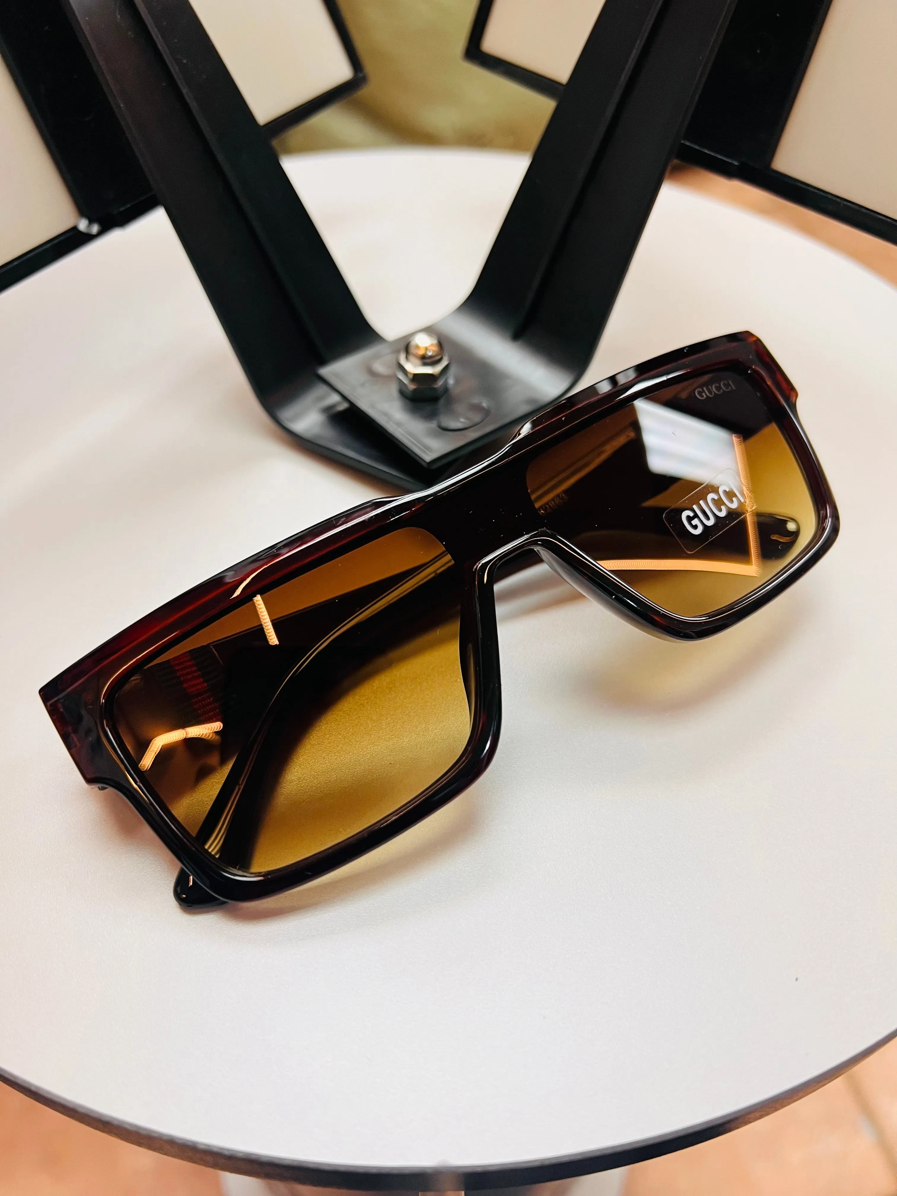 Gucci Oversized Rectangular Sunglasses - Luxury Designer Shades