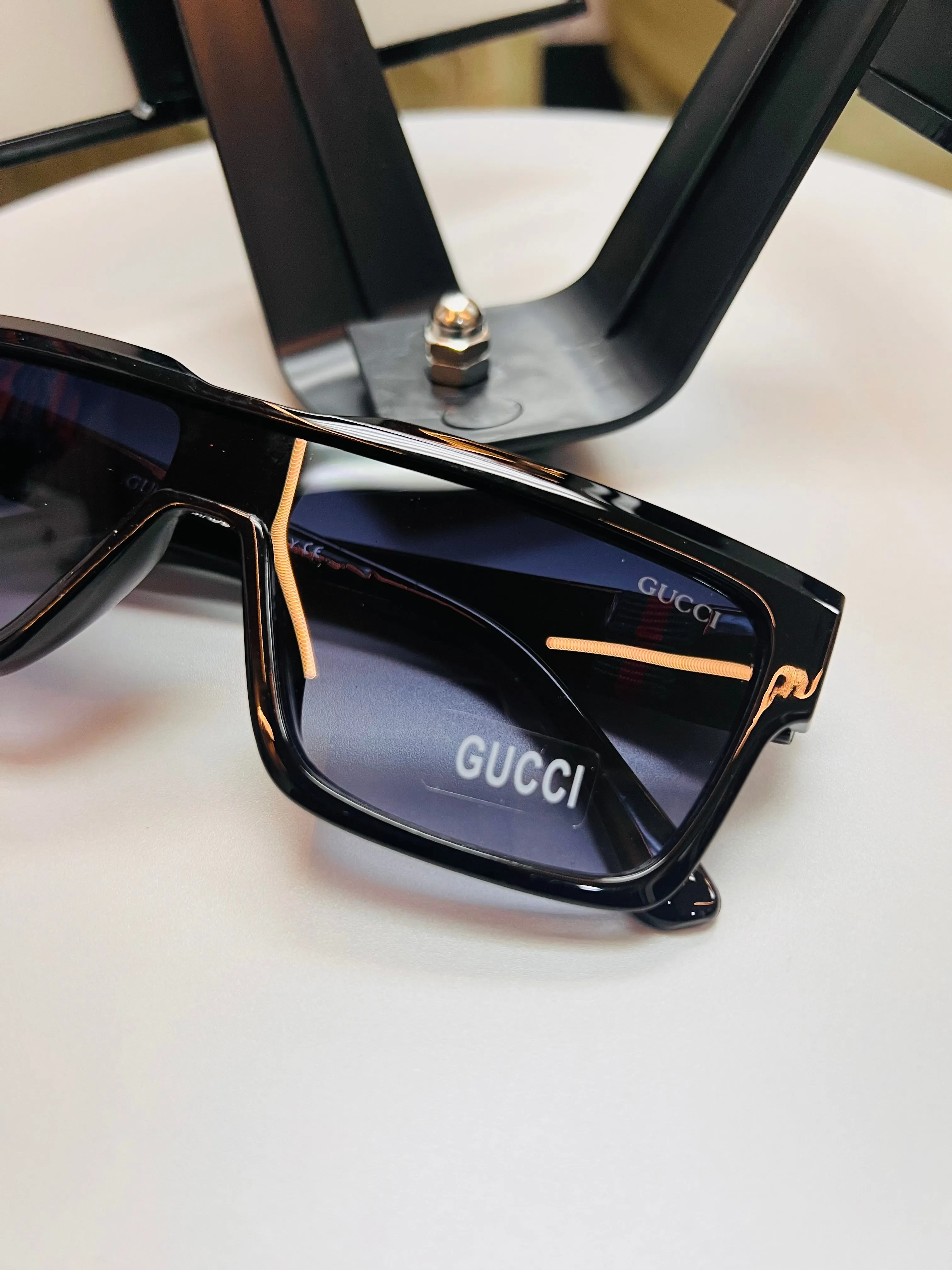 Gucci Oversized Rectangular Sunglasses - Luxury Designer Shades