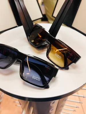 Gucci Oversized Rectangular Sunglasses - Luxury Designer Shades