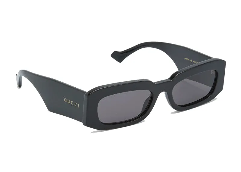Gucci Rectangle Sunglasses Black