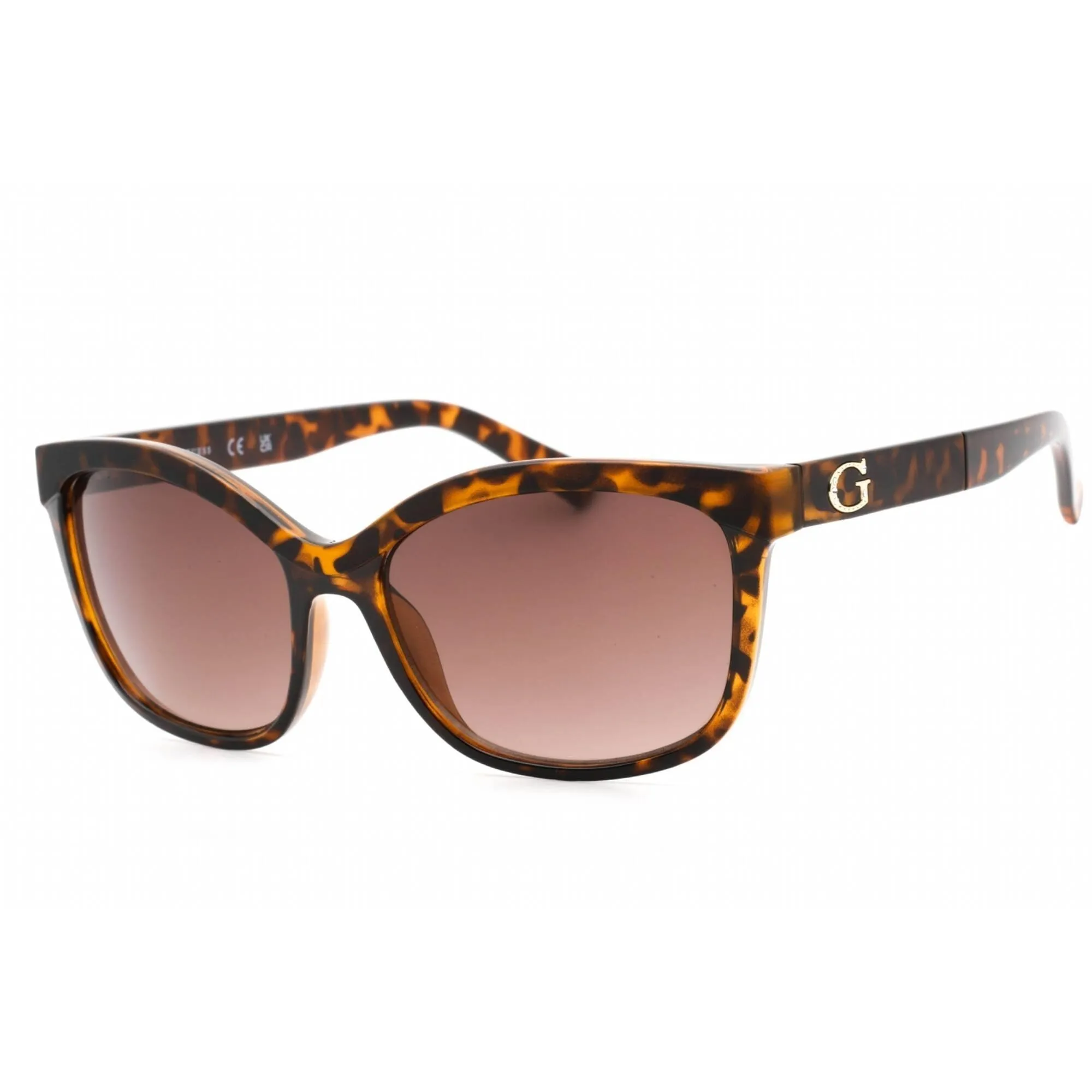 Guess Factory Women's Sunglasses - Dark Havana Full Rim Cat Eye Frame | GF0300 52F