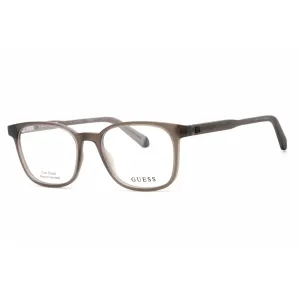 Guess Men's Eyeglasses - Grey/Other Plastic Full Rim Rectangular Frame | GU1974 020