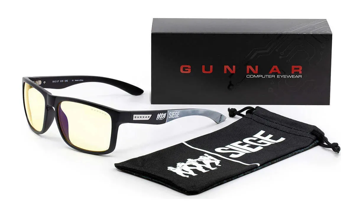 Gunnar 6-Siege Intercept Computer Glasses | Size 58