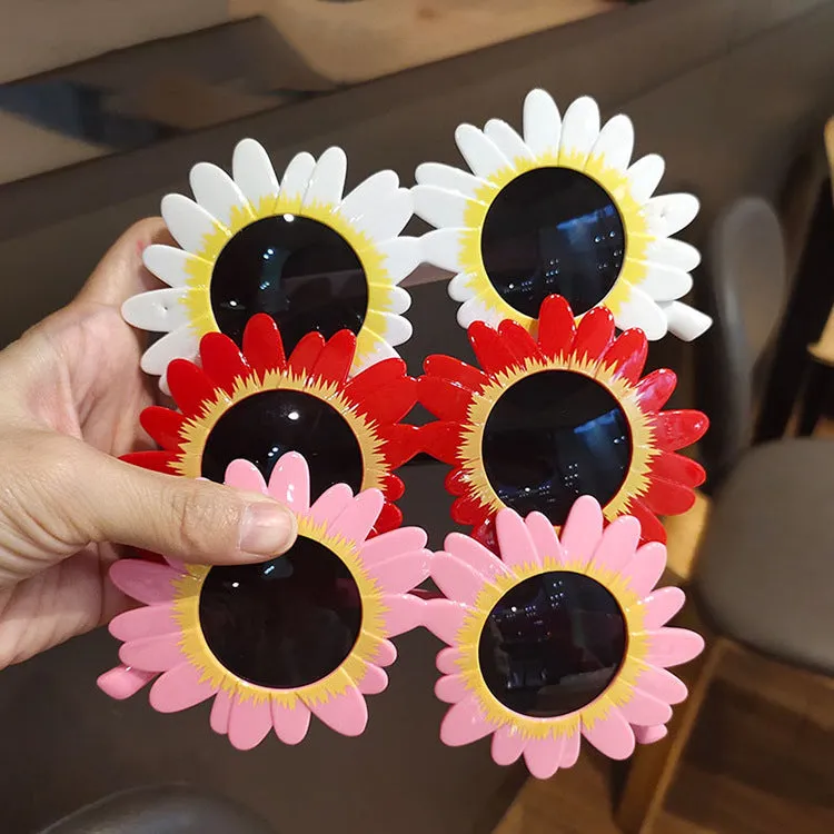 GV Kids Cute Round Frame Children Sunglasses Kids Oculos Sun Glasses Boys Eyeglasses Sunflower 2022 Shades Girls Lens