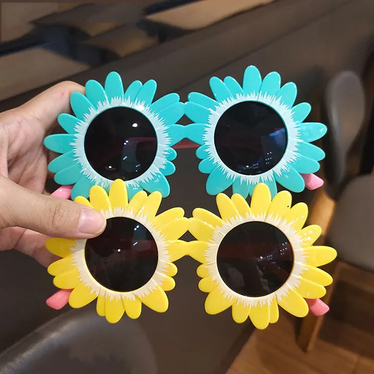 GV Kids Cute Round Frame Children Sunglasses Kids Oculos Sun Glasses Boys Eyeglasses Sunflower 2022 Shades Girls Lens