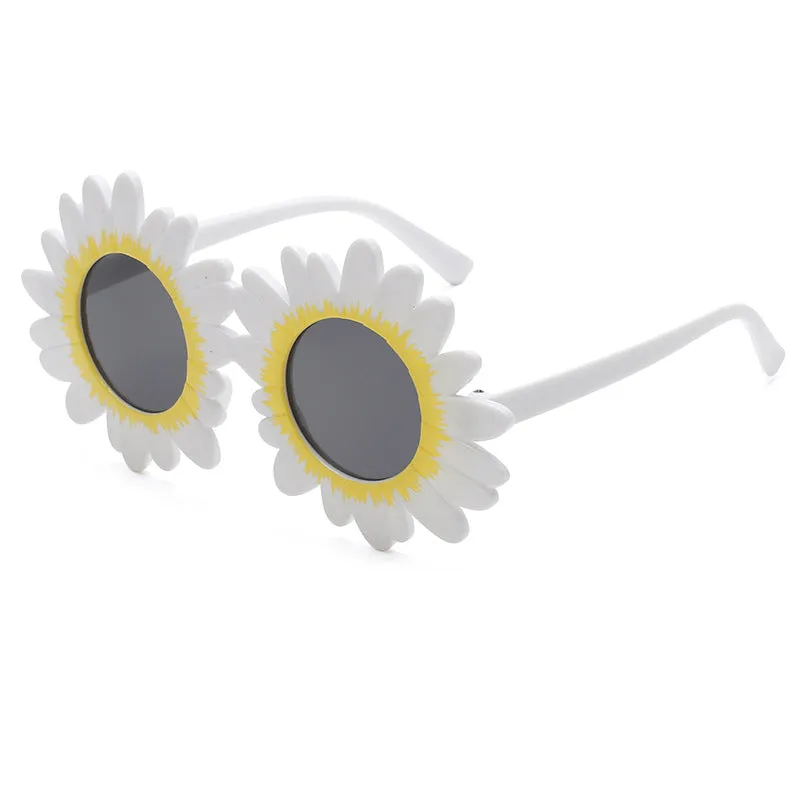 GV Kids Cute Round Frame Children Sunglasses Kids Oculos Sun Glasses Boys Eyeglasses Sunflower 2022 Shades Girls Lens