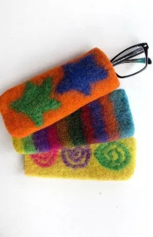 Handfelted Eyeglass Holder Small