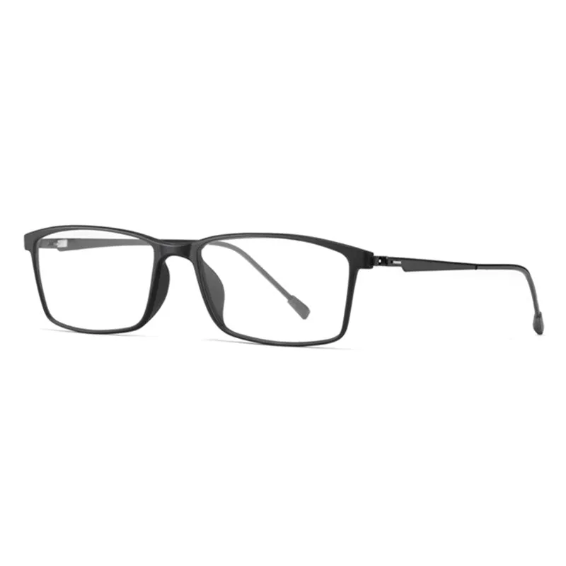 Handoer Men's Full Rim Square Tr 90 Alloy Eyeglasses E0207