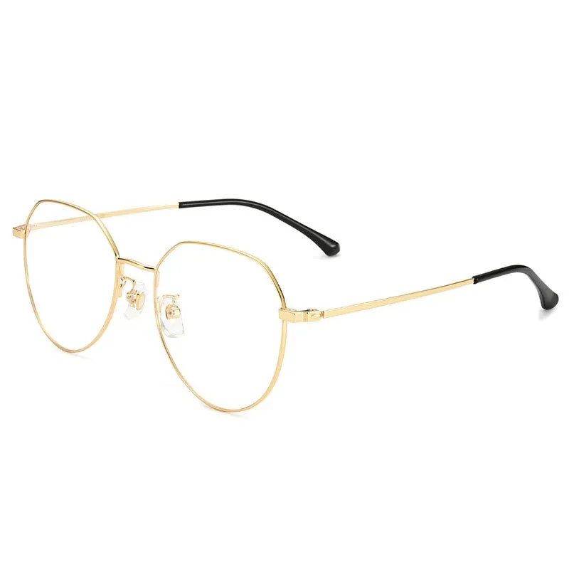 Handoer Unisex Full Rim Oval Round Titanium Eyeglasses 89180