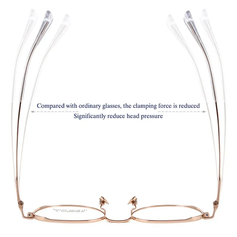 Handoer Unisex Full Rim Round Square Titanium Eyeglasses Bv87007