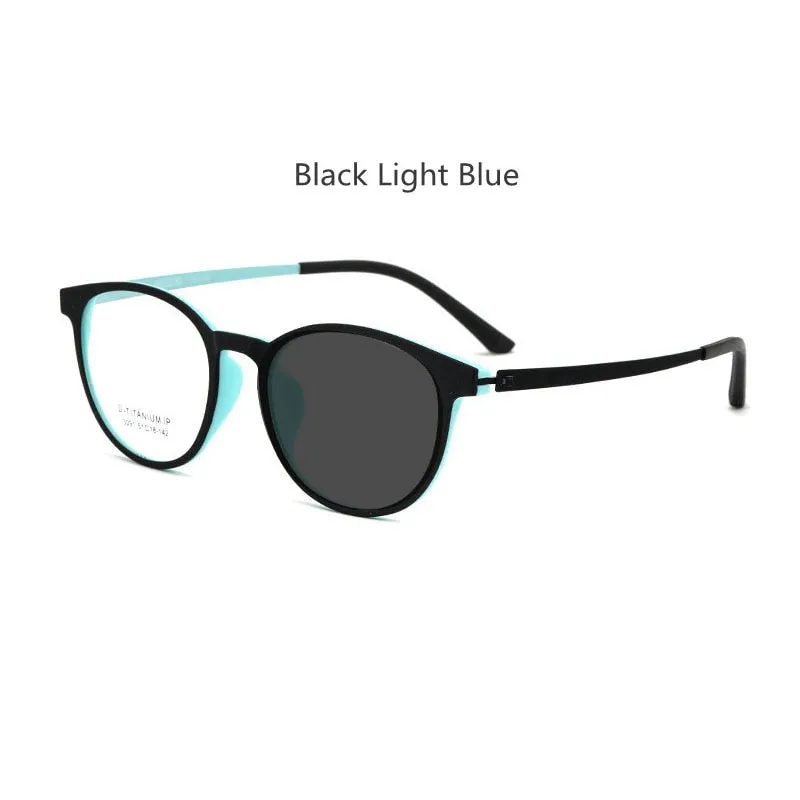 Handoer Unisex Full Rim Square Tr 90 Titanium Hyperopic Photochromic  175 To  325 Reading Glasses 23091