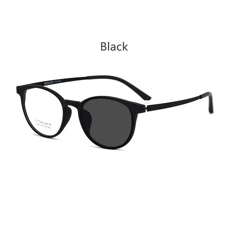 Handoer Unisex Full Rim Square Tr 90 Titanium Hyperopic Photochromic  175 To  325 Reading Glasses 23091