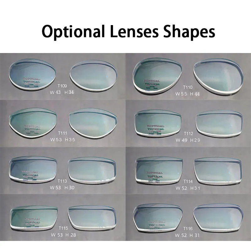 Handoer Unisex Rimless Customized Shaped Lenses Titanium Eyeglasses J0860