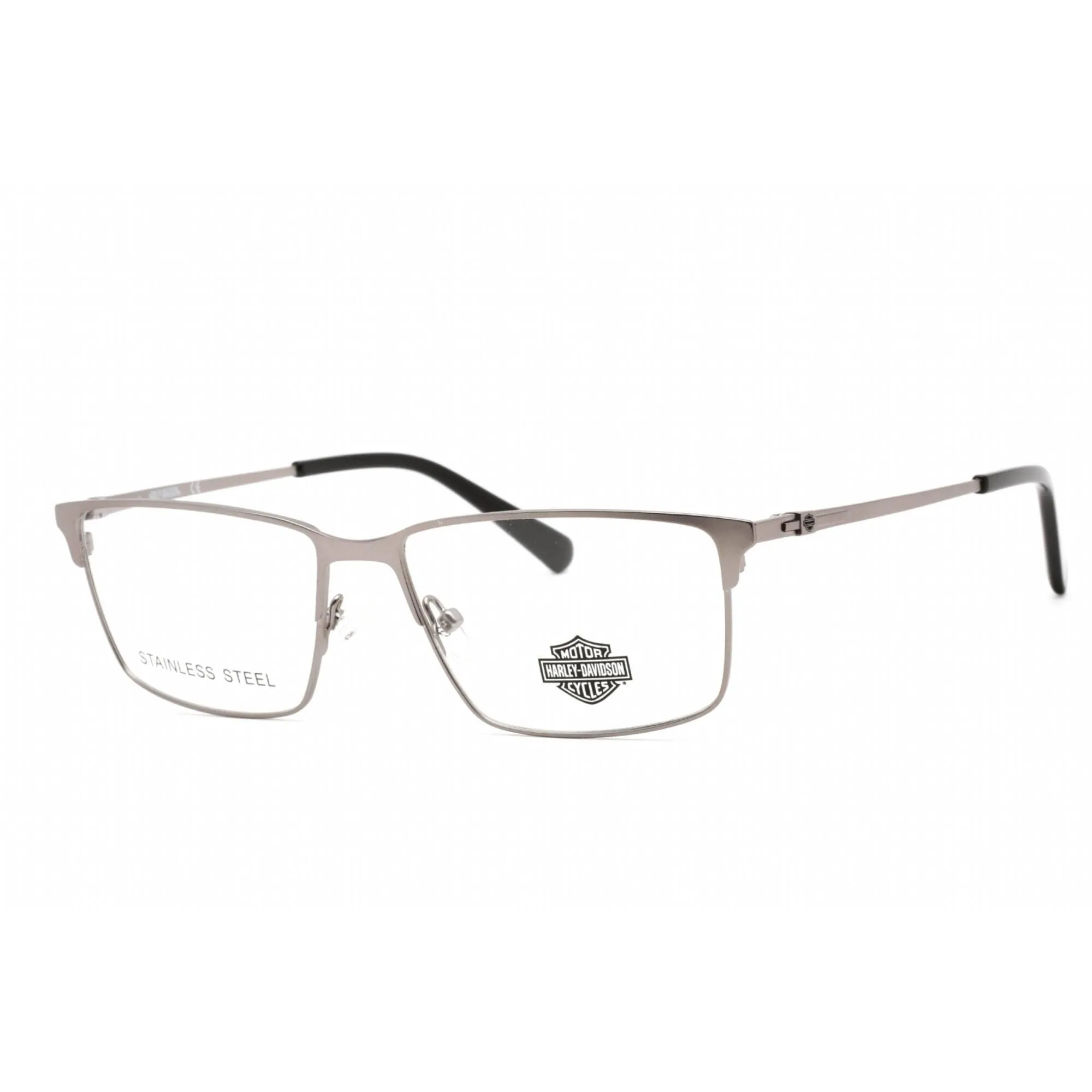 Harley Davidson Men's Eyeglasses - Full Rim Matte Light Nickeltin Frame | HD0914 011