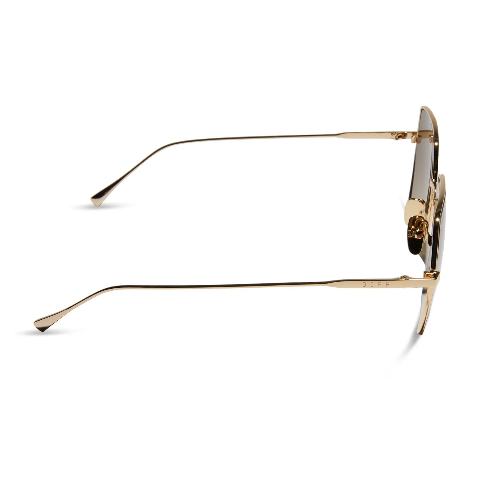HARLOWE - GOLD   BROWN GRADIENT   POLARIZED SUNGLASSES