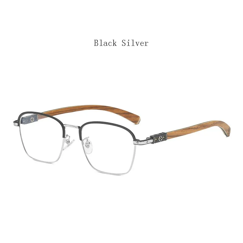 Hdcrafter Men's Full Rim Square Titanium Eyeglasses K0035