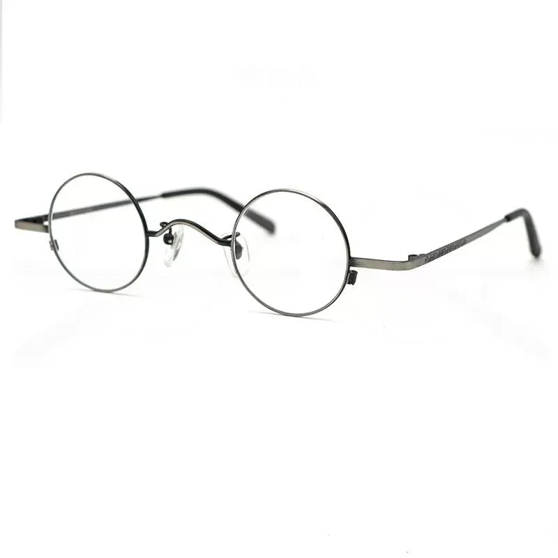 Hdcrafter Unisex Full Rim Round Titanium Alloy Eyeglasses Ft2219