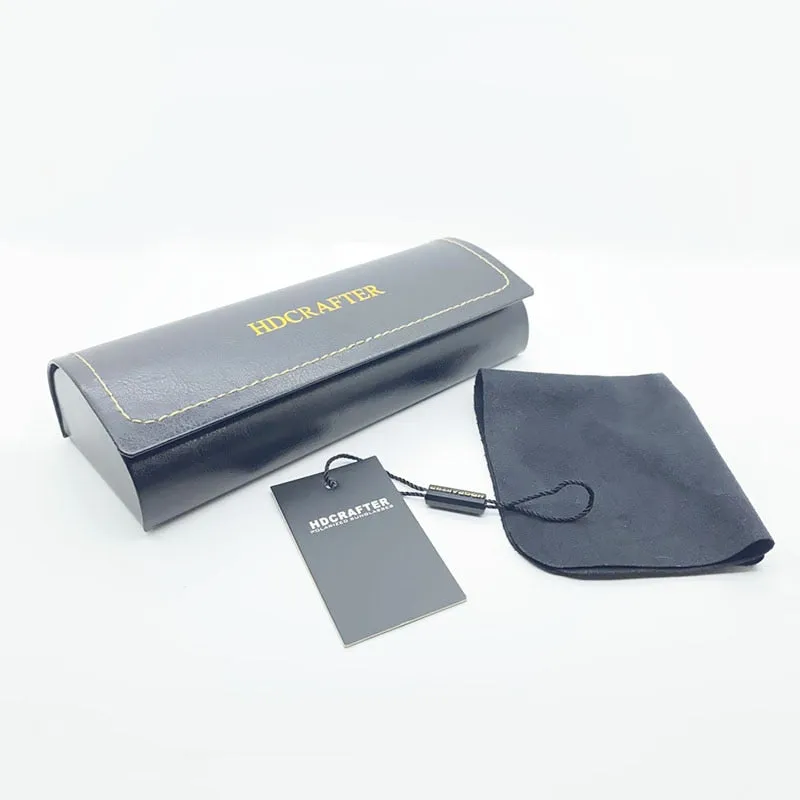 Hdcrafter Unisex Full Rim Round Titanium Eyeglasses