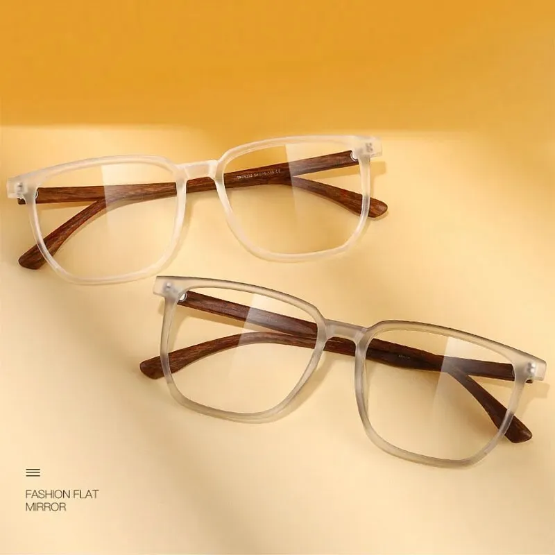 Hdcrafter Unisex Full Rim Square Tr 90 Acetate Eyeglasses 752323
