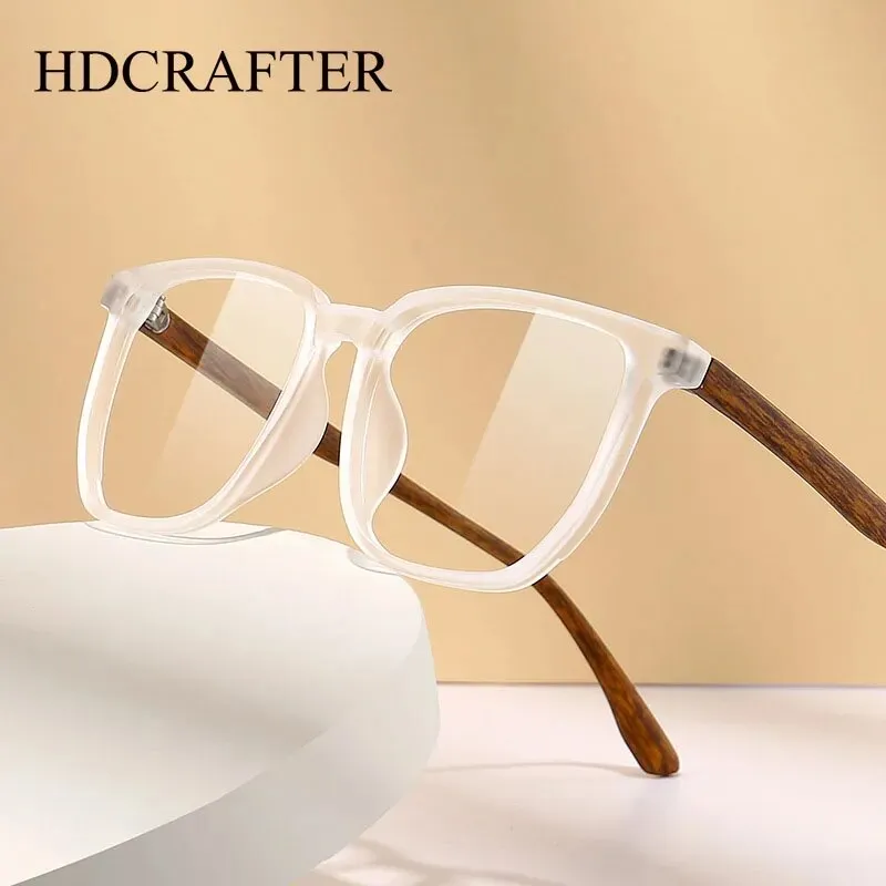 Hdcrafter Unisex Full Rim Square Tr 90 Acetate Eyeglasses 752323