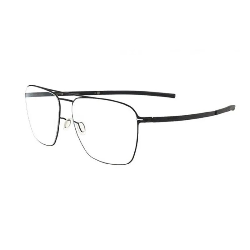 Hdcrafter Unisex Full Rim Square Tr 90 Titanium Double Bridge Eyeglasses