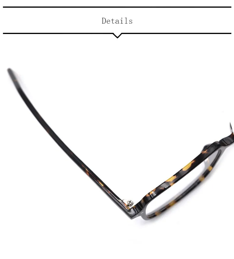 Hdcrafter Women's Full Rim Oversized Square Acetate Frame Eyeglasses Ps9105