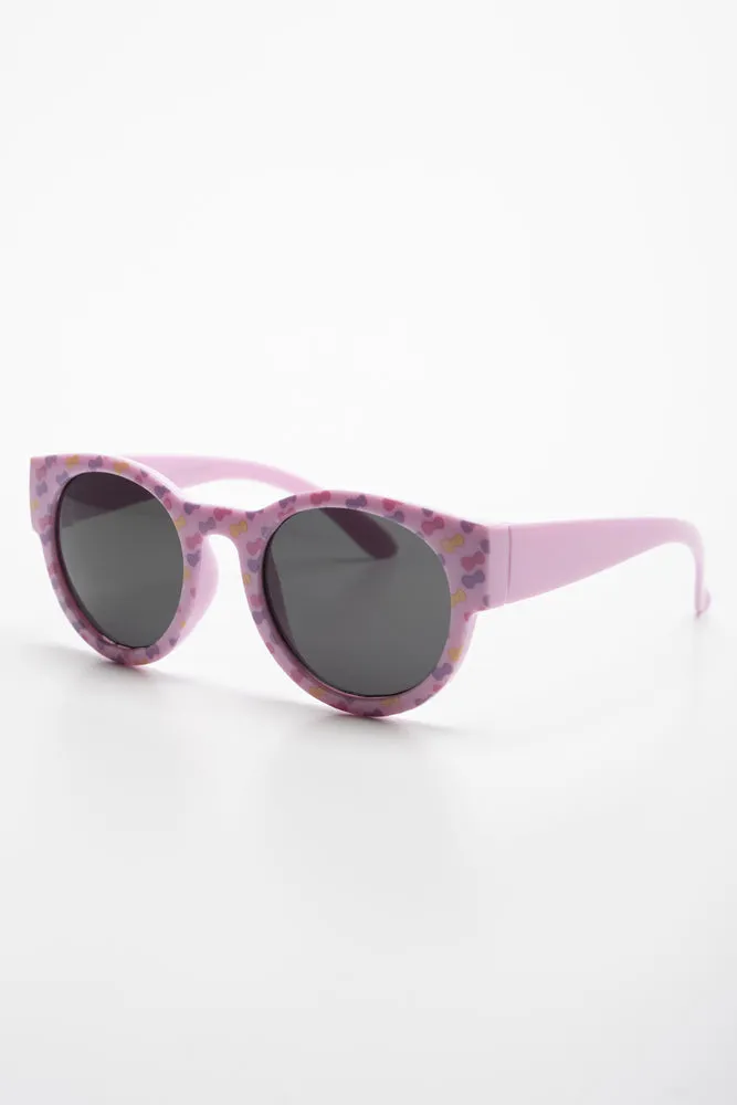 Hello Kitty Peak Cap And Sunglasses Set White