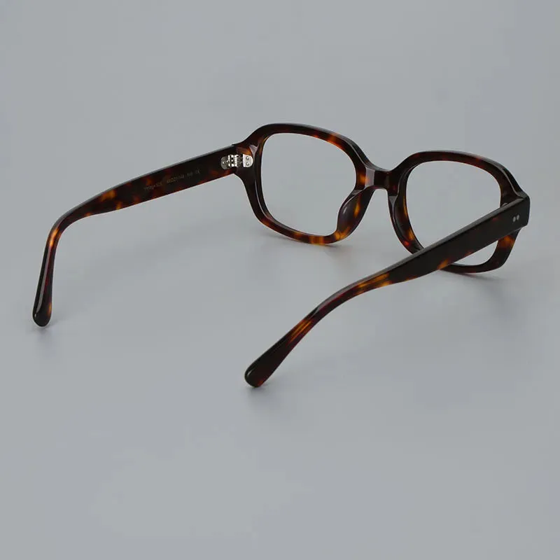 Hewei Unisex Full Rim Rectangle Acetate Eyeglasses 0026