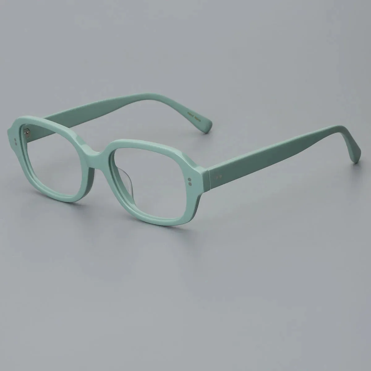 Hewei Unisex Full Rim Rectangle Acetate Eyeglasses 0026