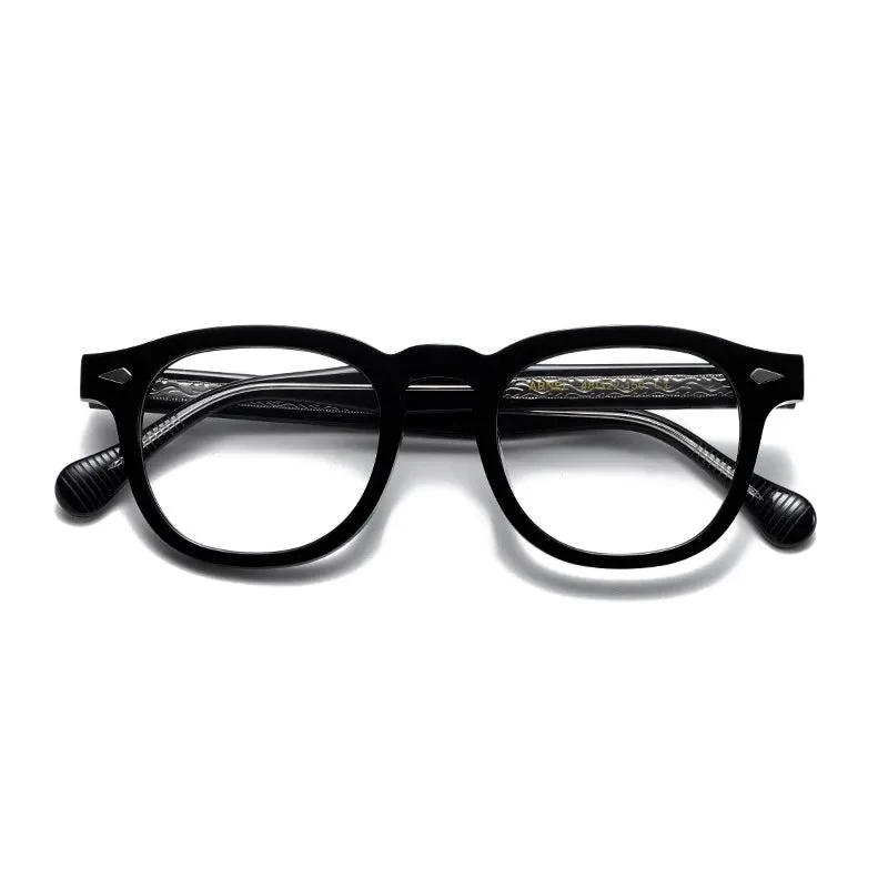 Hewei Unisex Full Rim Square Oval Acetate Eyeglasses 0034