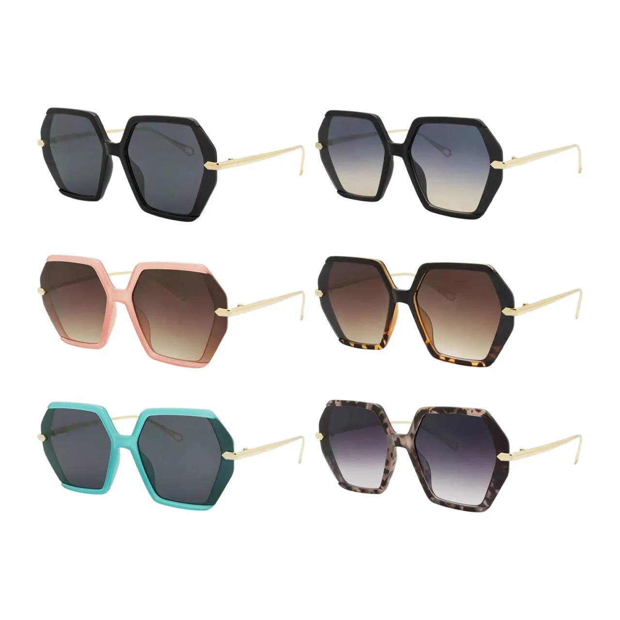 Hexagon Fashion Sunglasses
