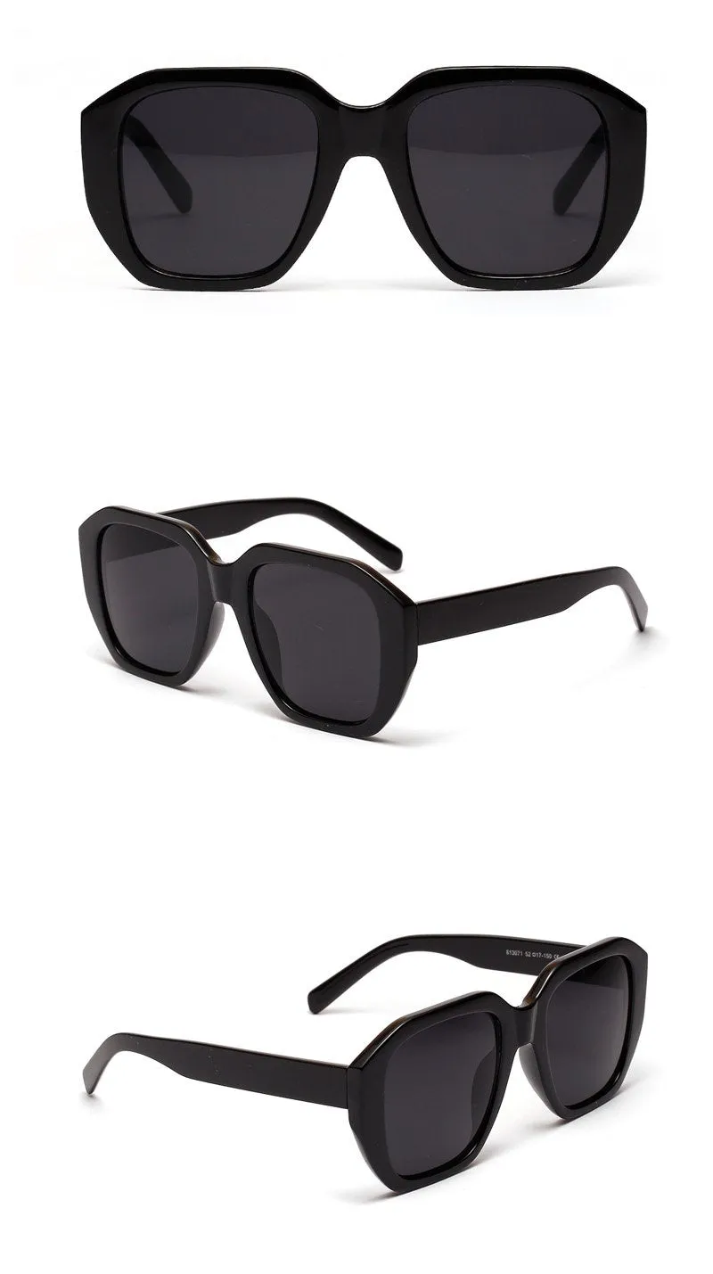 Hexagonal Oversize Sunglasses